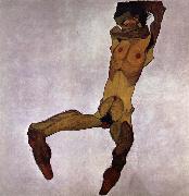 Egon Schiele Seated Male Nude Spain oil painting artist